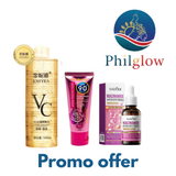 Promo Offer (Vc Toner+ Kiss Beauty Susncreen+ Niacinamide serum sadoer)