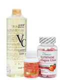 3-in-1 Beauty Set ( Myra e + VC toner + Glutathione Glow )