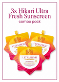3 Pcs Hikari Ultrafresh Sunscreen- Combo Pack