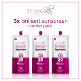 3Pcs Brilliant Sunscreen -ComboPack