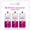 3Pcs Brilliant Sunscreen -ComboPack