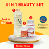 3-in-1 Beauty Set ( Myra e + VC toner + Glutathione Glow )